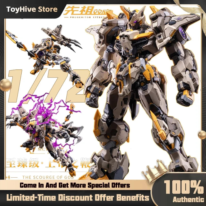 【In Stock】MOSHOW TOYS MCT-E01 MCT E01 THE SCOURGE OF GOD 1/72 NOBLE CLASS Alloy Finished Model Action Figure Toys