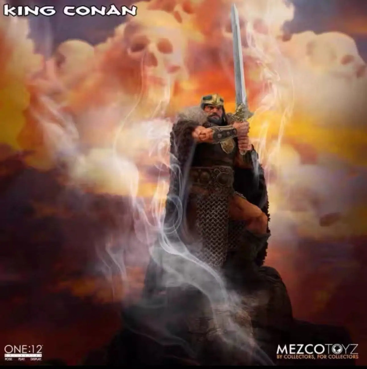 Spot Meizco Ant ONE: 12 King Conan Barbarian Conan Figure Model Collection Toy Gift Anime Series