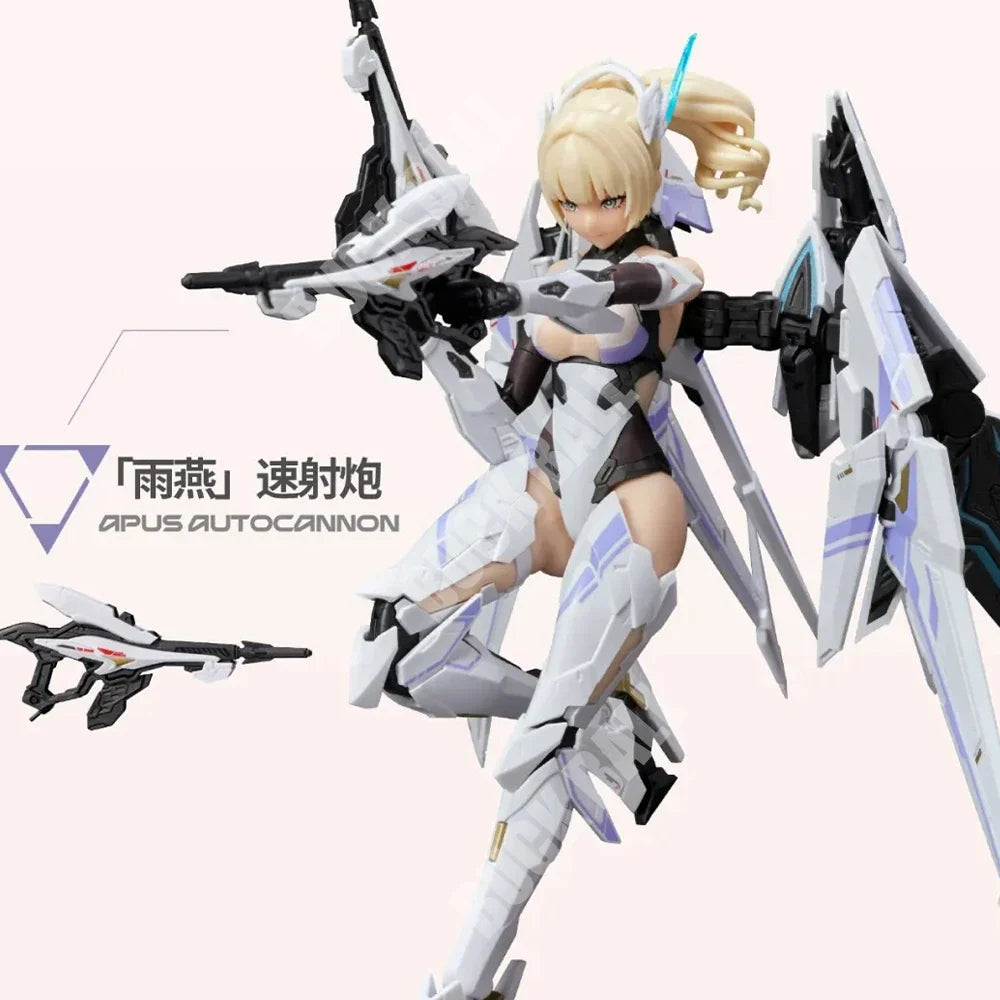In Stock Ms Generrl Falcon Assembly Model Kit Girl Mecha Break 1/10 Valravn Ubp-Ro2t Weaponry Action Figures Collection Toys