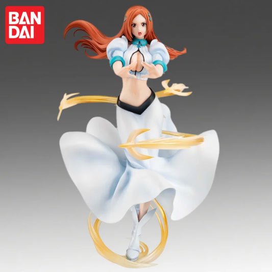 In Stock Bandai Original Megahouse Bleach Inoue Orihime Action Figure Model Doll Brand New Boxed Toys Model Garage