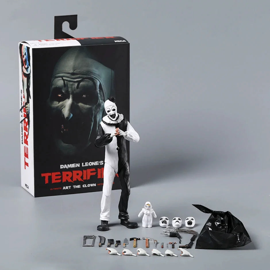 NECA Art the Clown Ultimate Terrifier Action Figure Collectable Joints Moveable Model Toy