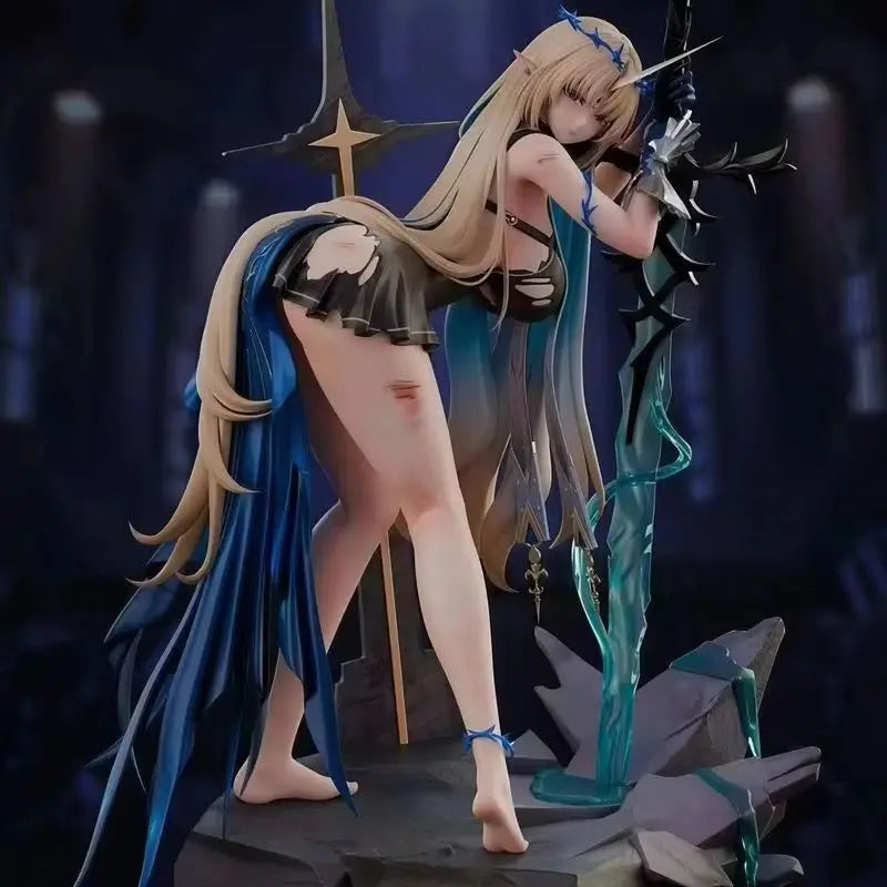 New Wuthering Waves Cartethyia Figure Beautiful Girl Pvc Collectible Model Desktop Decoration Resin Statue Adult Collection Gift