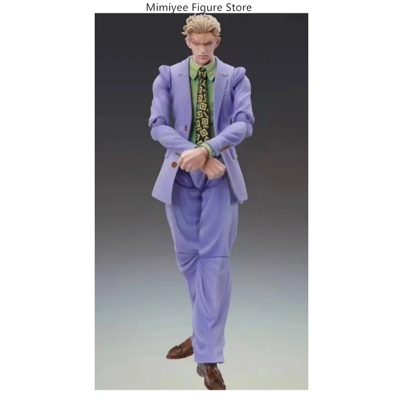 Super Action Statue JOJO's Bizarre Adventure: Diamond is Unbreakable Kira Yoshikage Figure Purple Color Ver. Articulated Model
