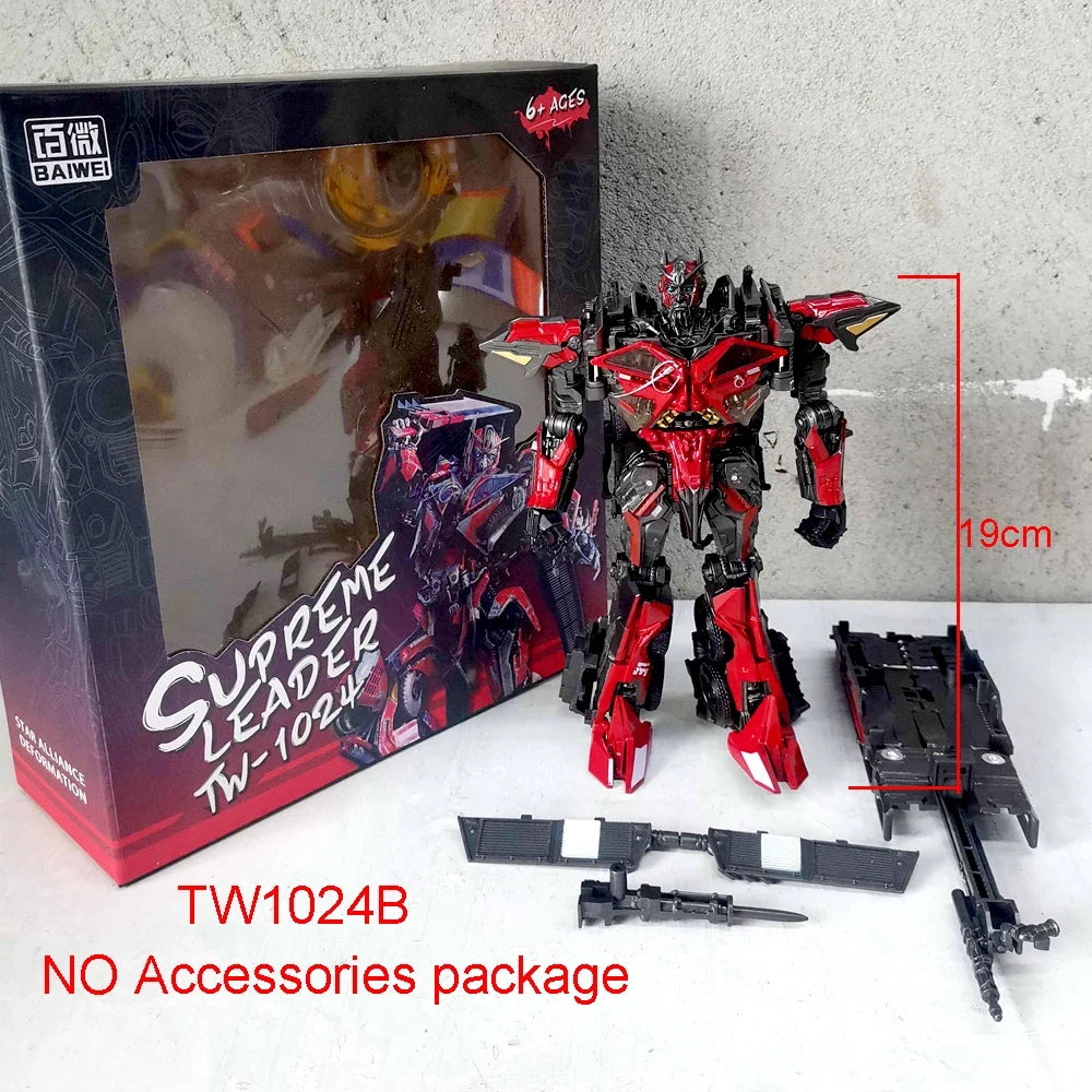 Robot Transformation Toys Baiwei Sentinel Prime TW1024 Fire Engine Truck Model TW-1024 Autobot SS61 Deformation Action Figure