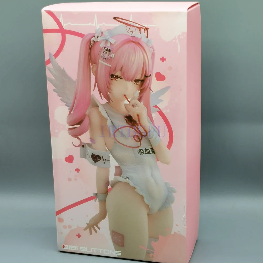 Two Colour Tsukuyomi Riko Trainee Nurse Bibi Buttons 1/6 Girl Toy Chinese Anime PVC Action Figure Toy Game Collection Model Doll