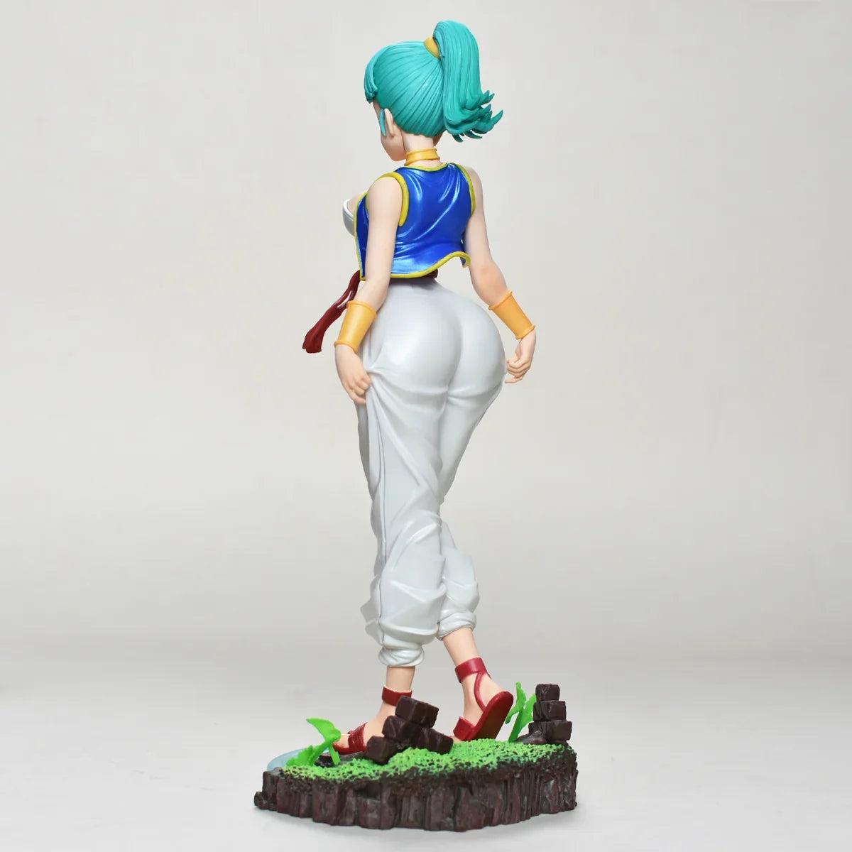 11.02in/28cm Anime Dragon Ball Z Figure Bulma Anime Figures  PVC Action Figures Collection Model Toys For Christmas Gifts