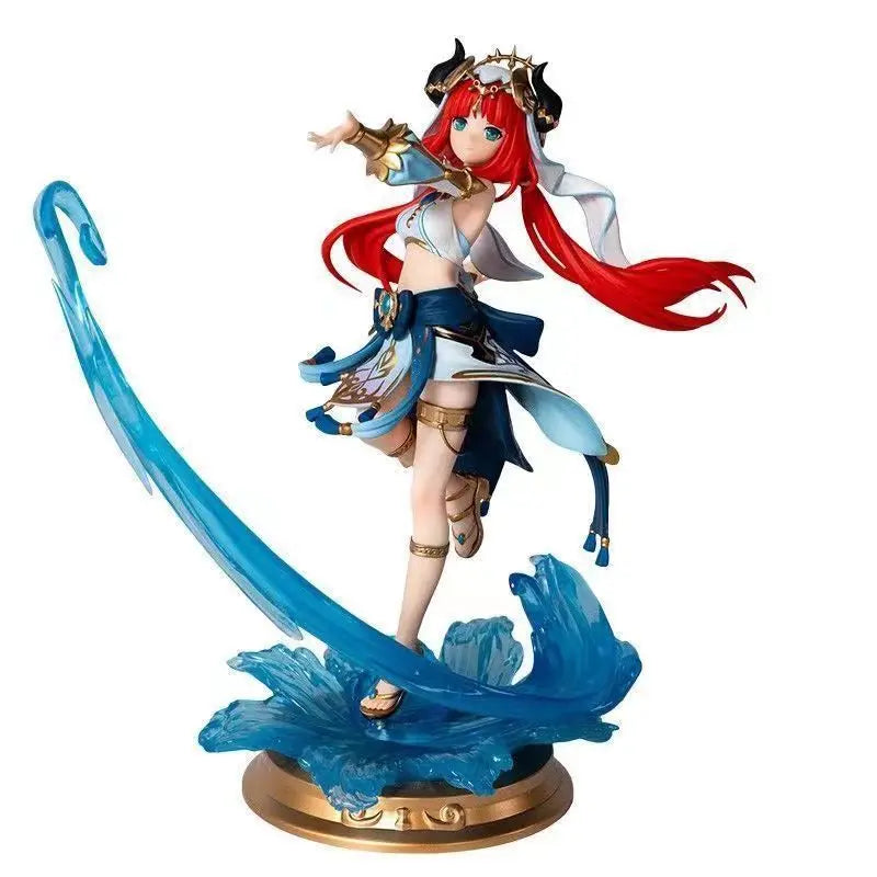 Female Dancer Nilu Garage Kit Action Figure - Two-Dimensional Cartoon Beautiful Model Ornament for Collectors And Gifts