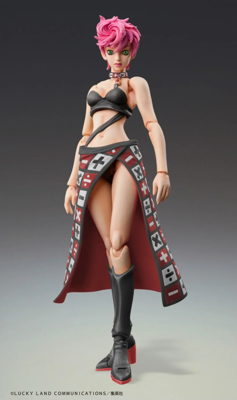 100% Medicos Entertainment Jojo No Kimyou Na Bouken  Narancia Ghirga Trish Una Anime Character Action Figure Quality Assurance
