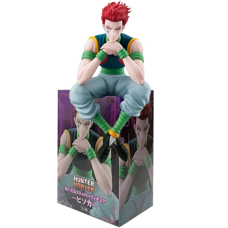 19cm/7.48in Hunter×Hunter Anime Figure Phantom Troupe Hisoka Action Figure Noodle Stopper Figurine PVC Collection Model Doll Toy