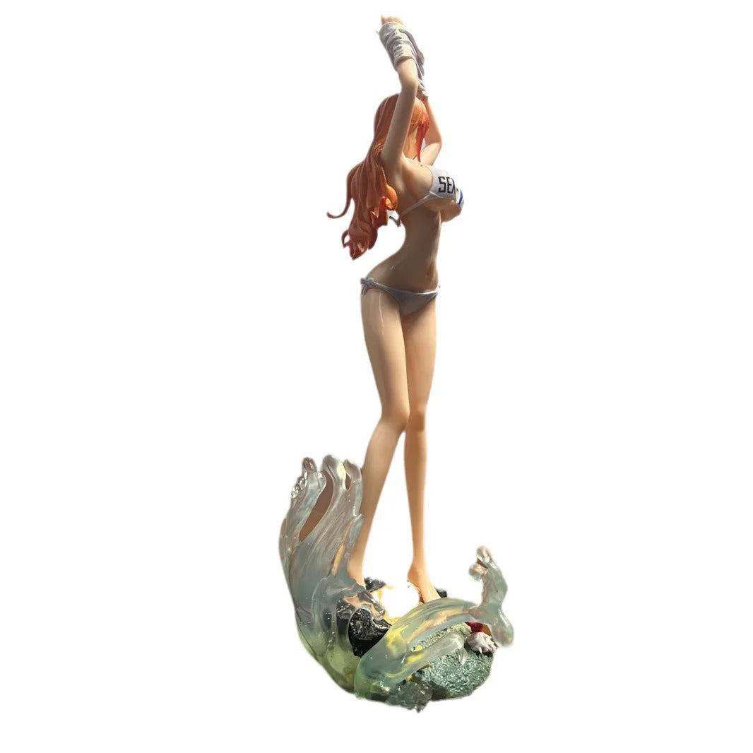New One Piece Nami Action Sexy Figure Bikini Version Anime Collectible Model Cartoon Peripheral Desktop Decoration For Fans