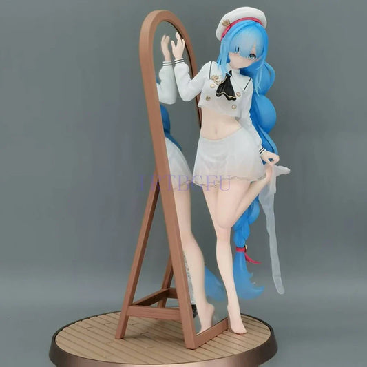 Original 19cm Azur Lane Janus Gift+ 1/8 Fear of Changing Clothes Anime Figures PVC Action Figure Toy Game Collectible Model Doll