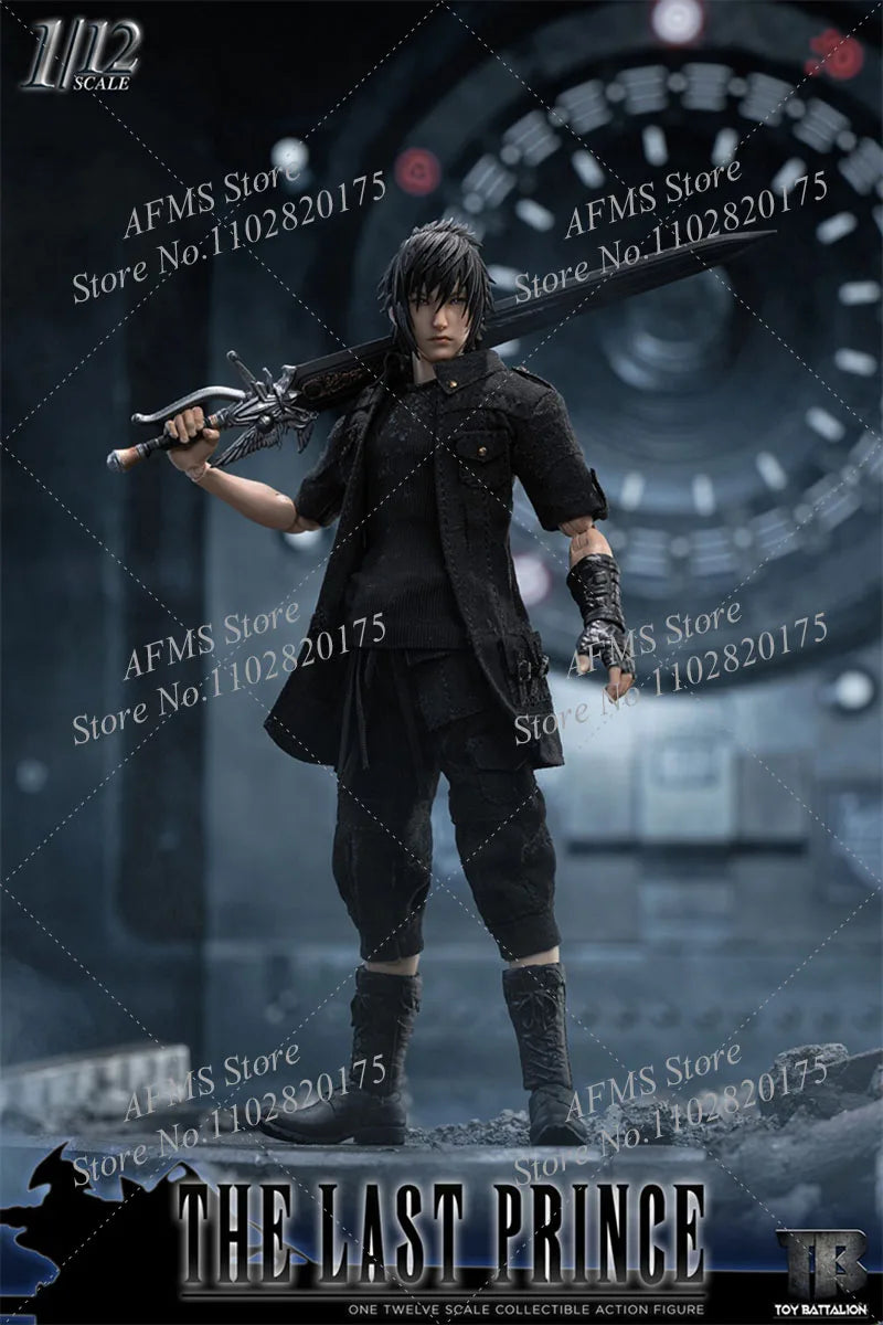 TOYS BATTALION TB019 1/12 Scale Collectible Figure The Last Prince Anime Dolls Noctis Lucis Caelum 6" Men Soldier Action Figure