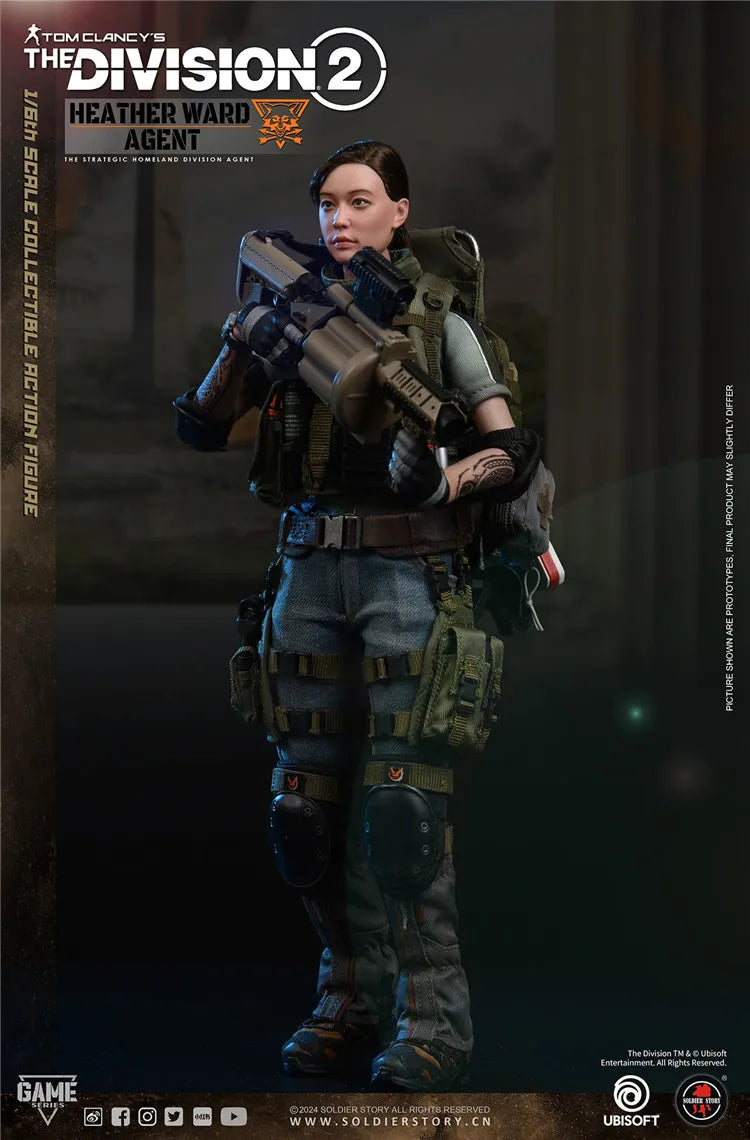 SoldierStory SSG009 1/6 Scale Female Classic Game Character Agent Elite Agent 12inch Full Set Action Figure Model For Fans