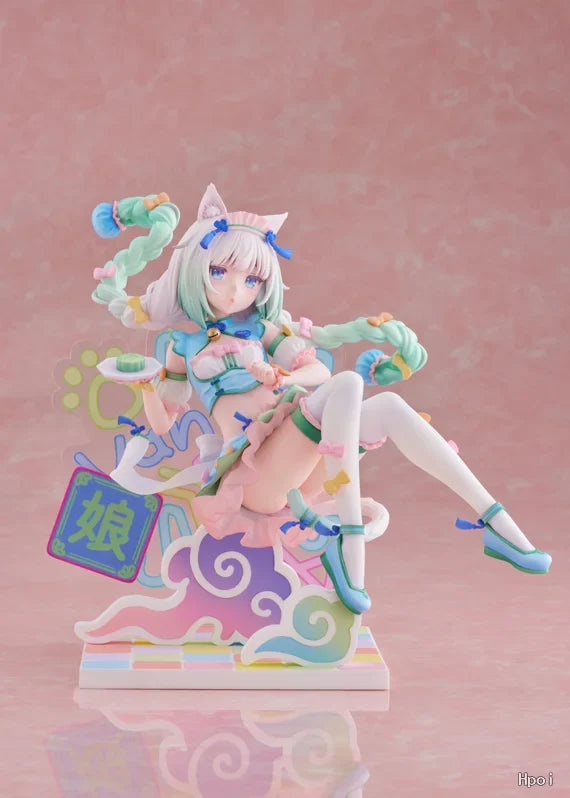 In Stock Original Claynel Nekopara Vanilla Chocola Yumekawa China Ver 1/7 Scale Figure Figure Ornaments Gift Cartoon Anime Toys
