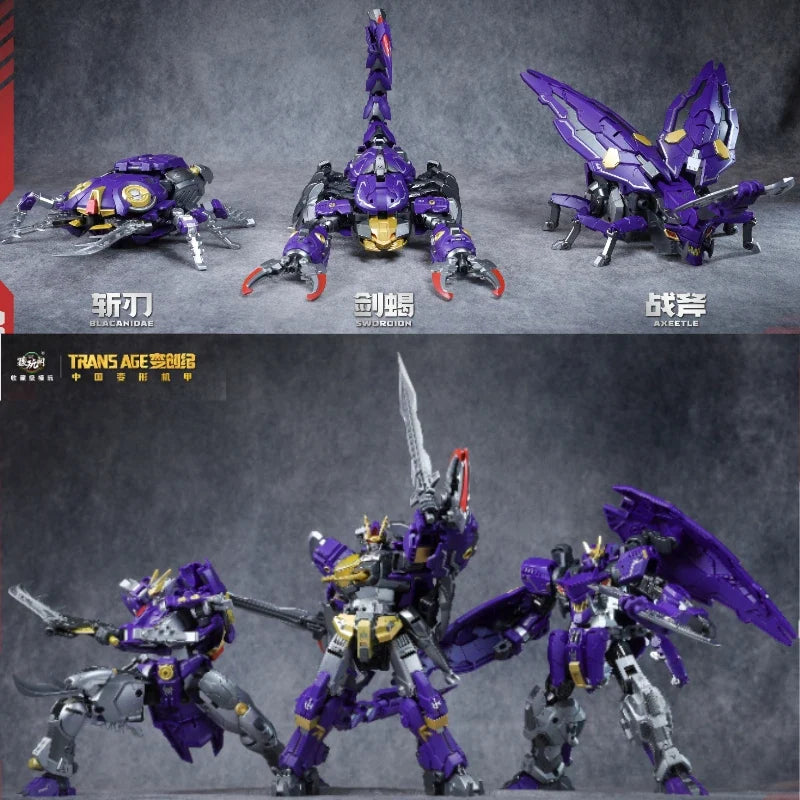 In stock CANG TOYS TRANSAGE Transformation Insecticon TA-HCZ001 TA-HCZ002 TA-HCZ003 Action Figures Robot【Send within 24 hours】