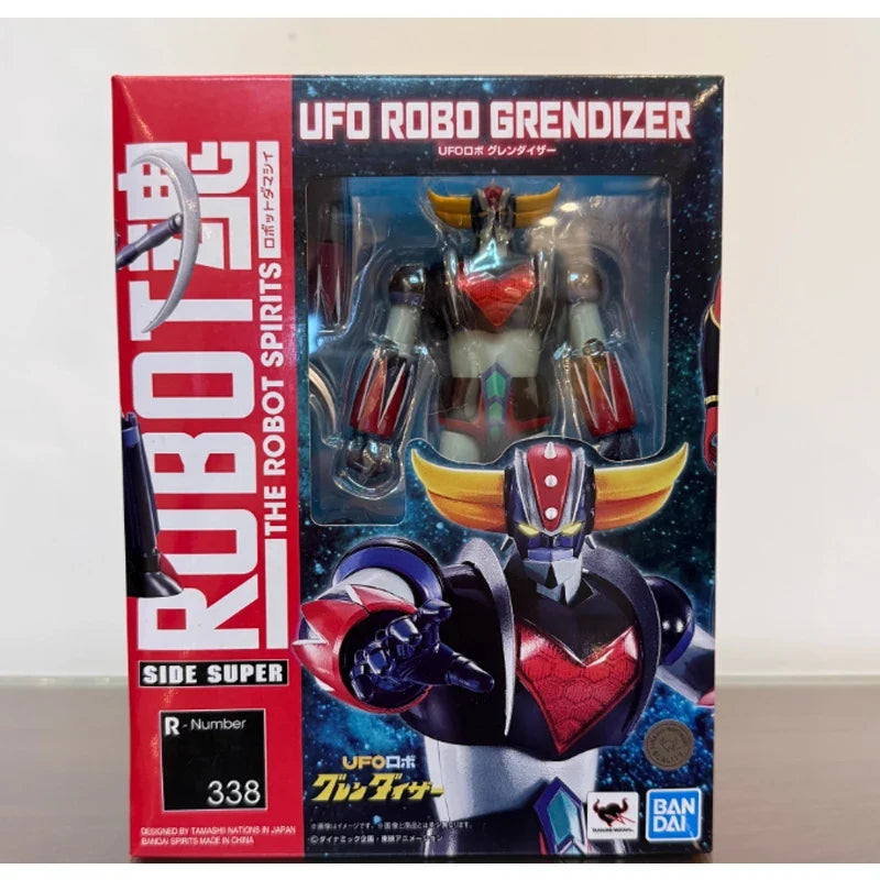 Bandai Genuine THE ROBOT SPIRITS 338 UFO Robot GRENDIZER Anime Action Figure Collectible Model Toys Ornaments Gift
