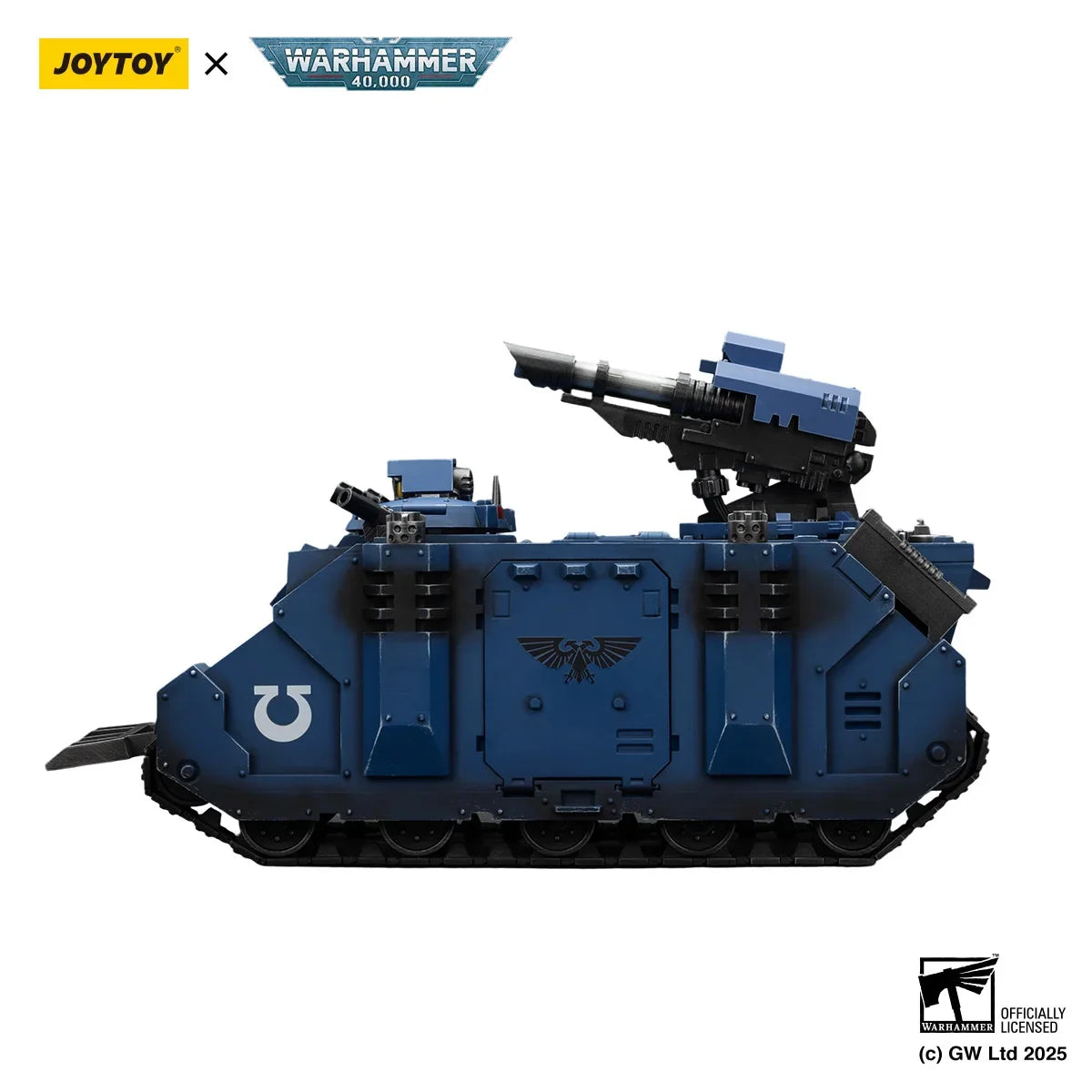 JOYTOY 1/18 Warhammer 40K Action Figures Ultramarines Razorback with Twin Lascannon Decoration