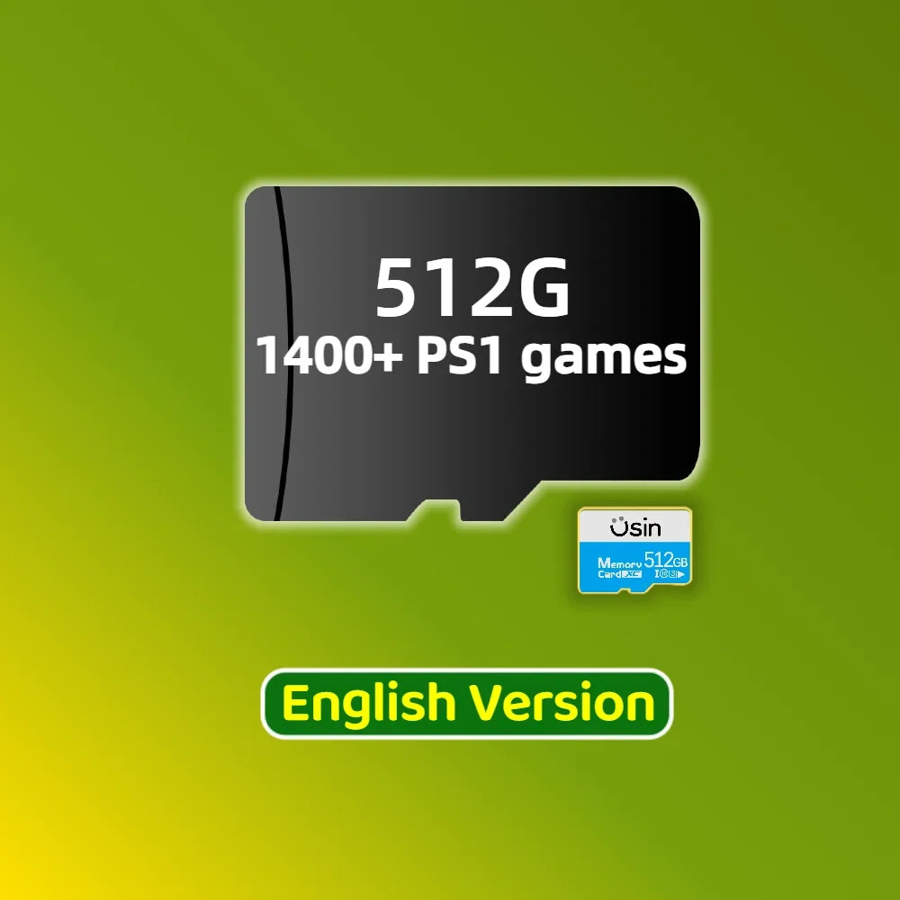 TF Game Card For Trimui Smart Pro Brick Retro Games More PSP PS1 Portable Handheld Console H-Speed Gift Memory SD 512G 256G