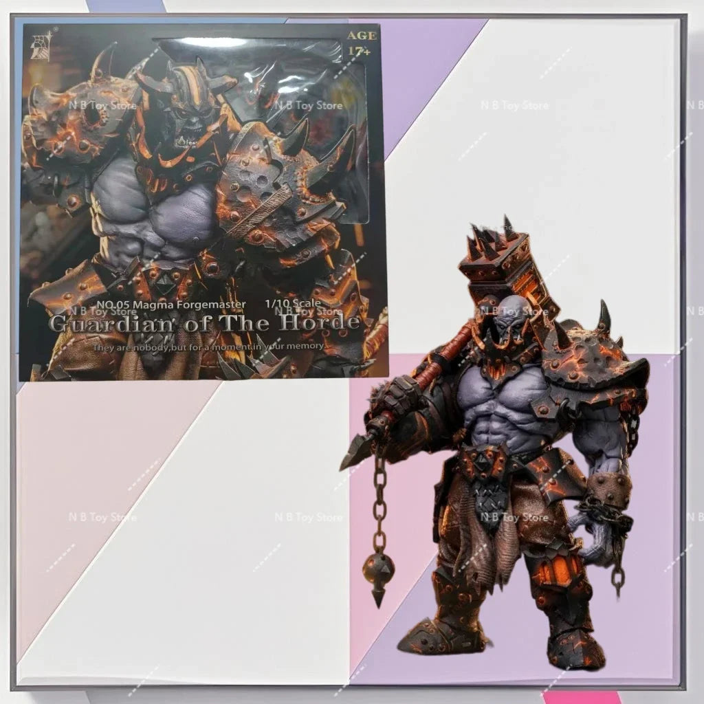 In Stock Original Grey Knight Studio Tribe Guard 05 Melted Flame Casting Action Figure Collectible Gifts for Children