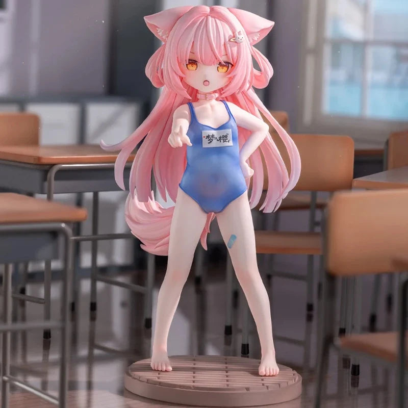 Original Character Mengying Anime Girl Figure Dream Sakura Changing Cloth Time Action Figure Collectible Model Doll Toys Gifts