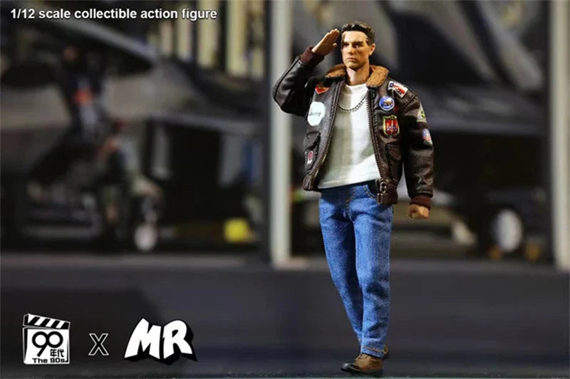 MR. FIGURE X 90S MRF90S-001 1/12 Scale Male Soldier the Major of the Air Force Tom Cruise Model 6'' Full Set Action Figure Doll