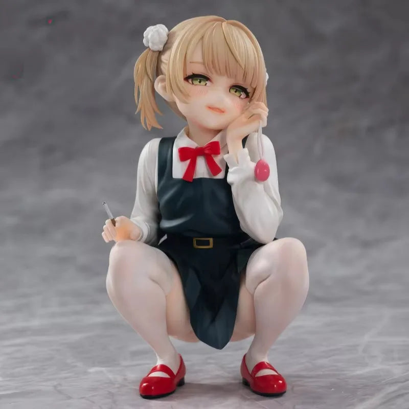 15cm Virtual YouTuber Shigure Ui Anime Girl Figure  Hanazono Serena Figure Anime GK Figure Tide Play Model Statue Ornament Gifts