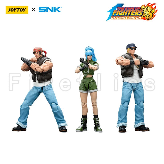 1/18 JOYTOY Action Figure SNK KOF'98UM Ikari Warriors Team Anime Model Toy