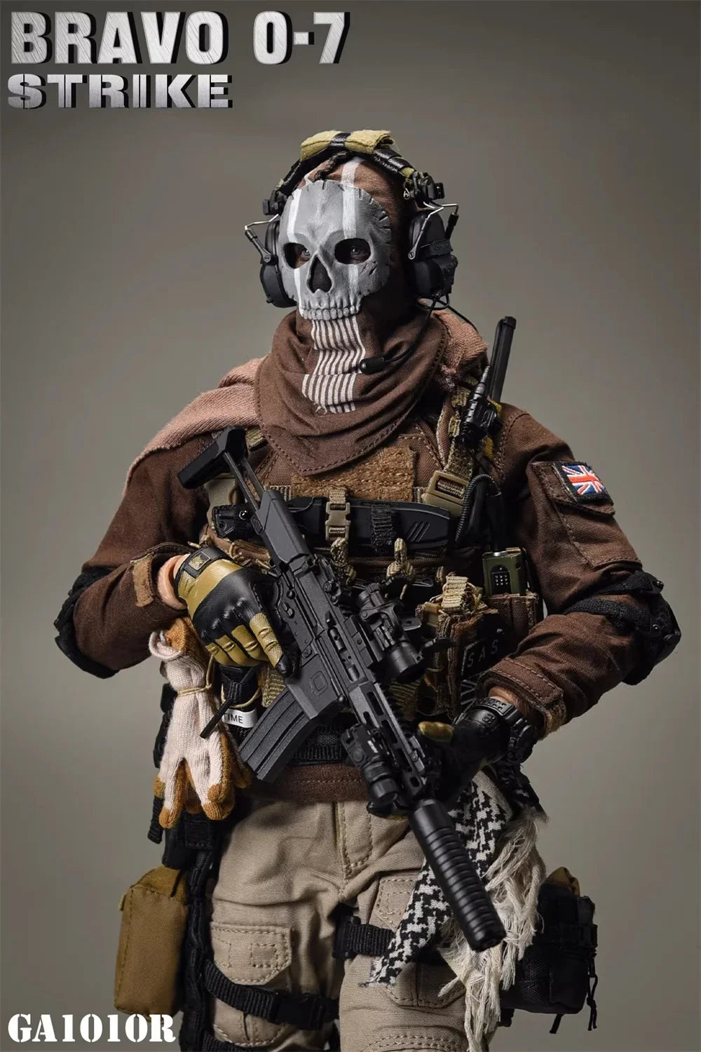 Hot Sales Scale 1/6th GA1010R Soldier Doll Ghost Full Set Moveable Figure Doll Soap Duty About 12" Gift For Fans Collect