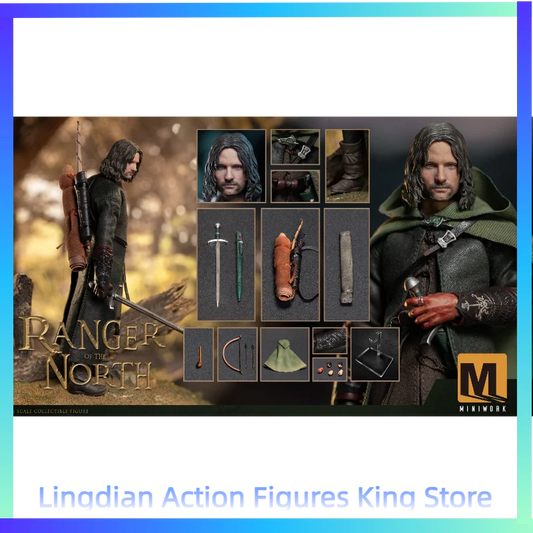 In Stock Miniwork 1/12 Northern Ranger Aragorn MW-001 Animation Character Model Action Figure Toy Collection Gift