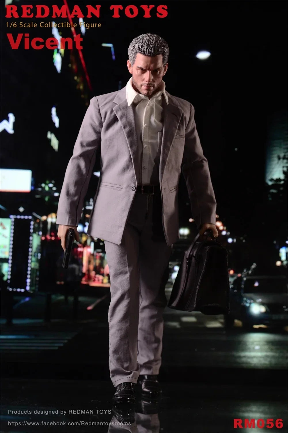 1/6th REDMAN TOYS RM056  Man Tom Cruise Killer Full Set Moveable Action Figure About 12" Doll Gift For Fans Collect
