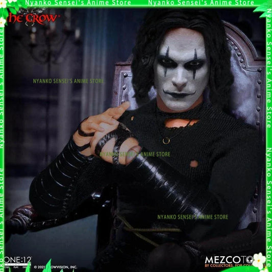 In Stock Mezco Toyz Eric One:12 The Crow 1994 Movie Ver. 17cm Action Figure  Anime Model Trendy Toy Desktop Collectible