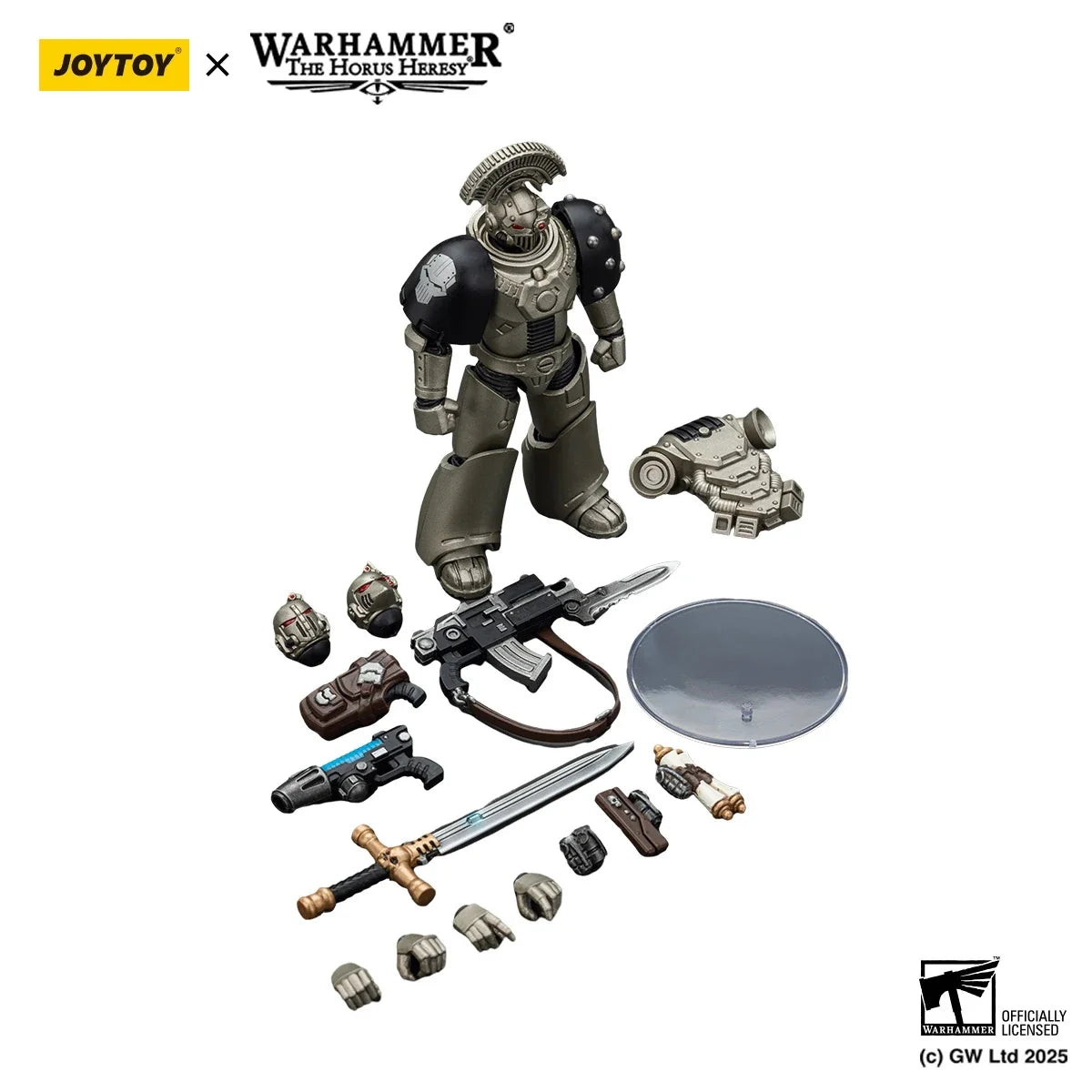 Warhammer The Horus Heresy 1/18 Action Figures Iron Warriors Command Squad Chosen with Legion Standard MKVI Tactical Sergeant