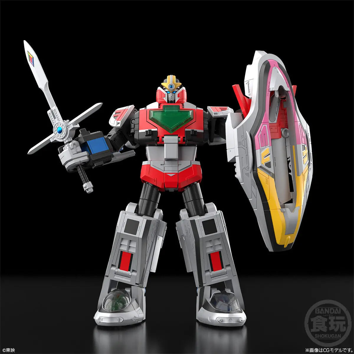 In Stock BANDAI SMP Mirai Sentai Timeranger 3D Formation Time Robot Anime Action Figures Assembly Model Collection Toy
