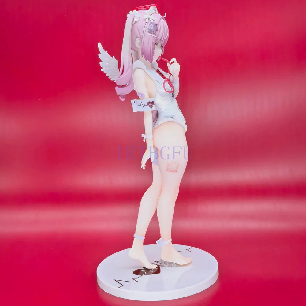 Two Colour Tsukuyomi Riko Trainee Nurse Bibi Buttons 1/6 Girl Toy Chinese Anime PVC Action Figure Toy Game Collection Model Doll