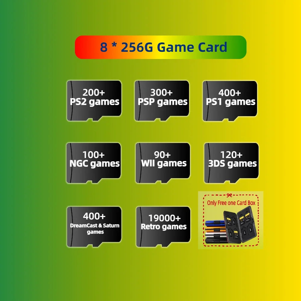 Game Card For Retroid Pocket 4 Pro RP4 5 TF Retro Games PS2 PSP PS1 Android Portable Handheld Gaming SD Card High Speed 256G