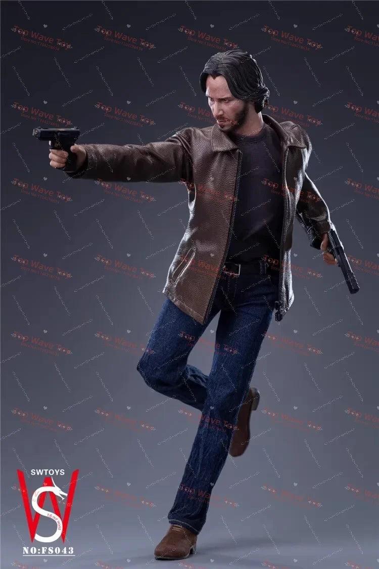 New Stock SWTOYS FS043 Scale 1/6 John Wick Swift Pursuit God Killer Full Set Moveable Action With Pet Dog Action Figure Toy