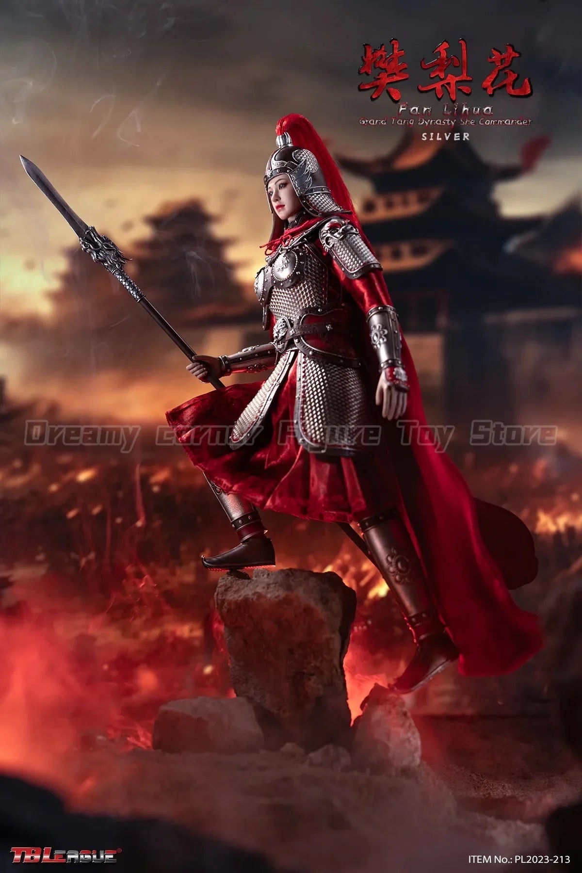 【In Stock】Original TBLeague PL2023-213 Fan Lihua Grand Tang Dynasty She Comander 1/6 Action Figure Collection Model Ornament