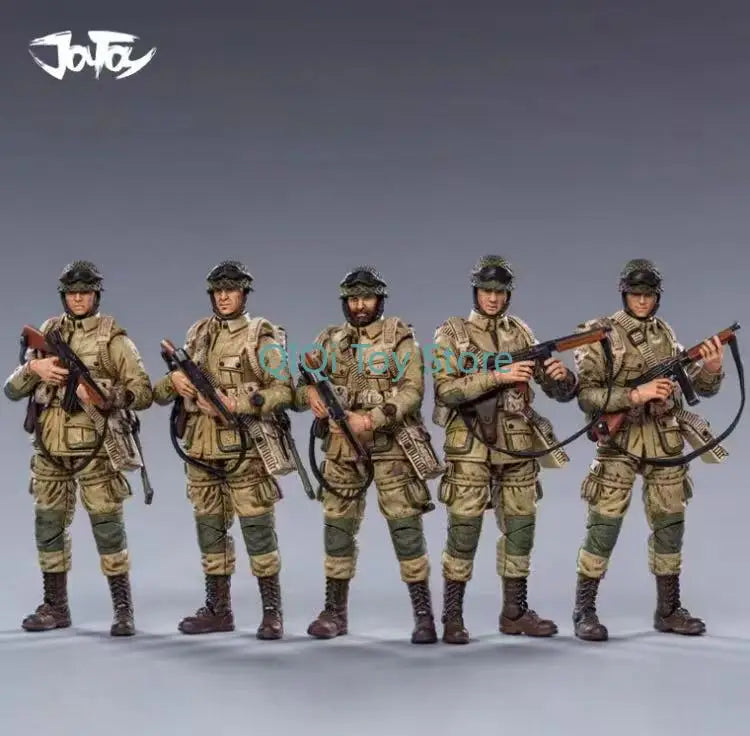 JOYToy 1:18 3.75-inch super moveable soldier 1/18 U.S. airborne division model handcraft paratrooper skipping rope SSWW2