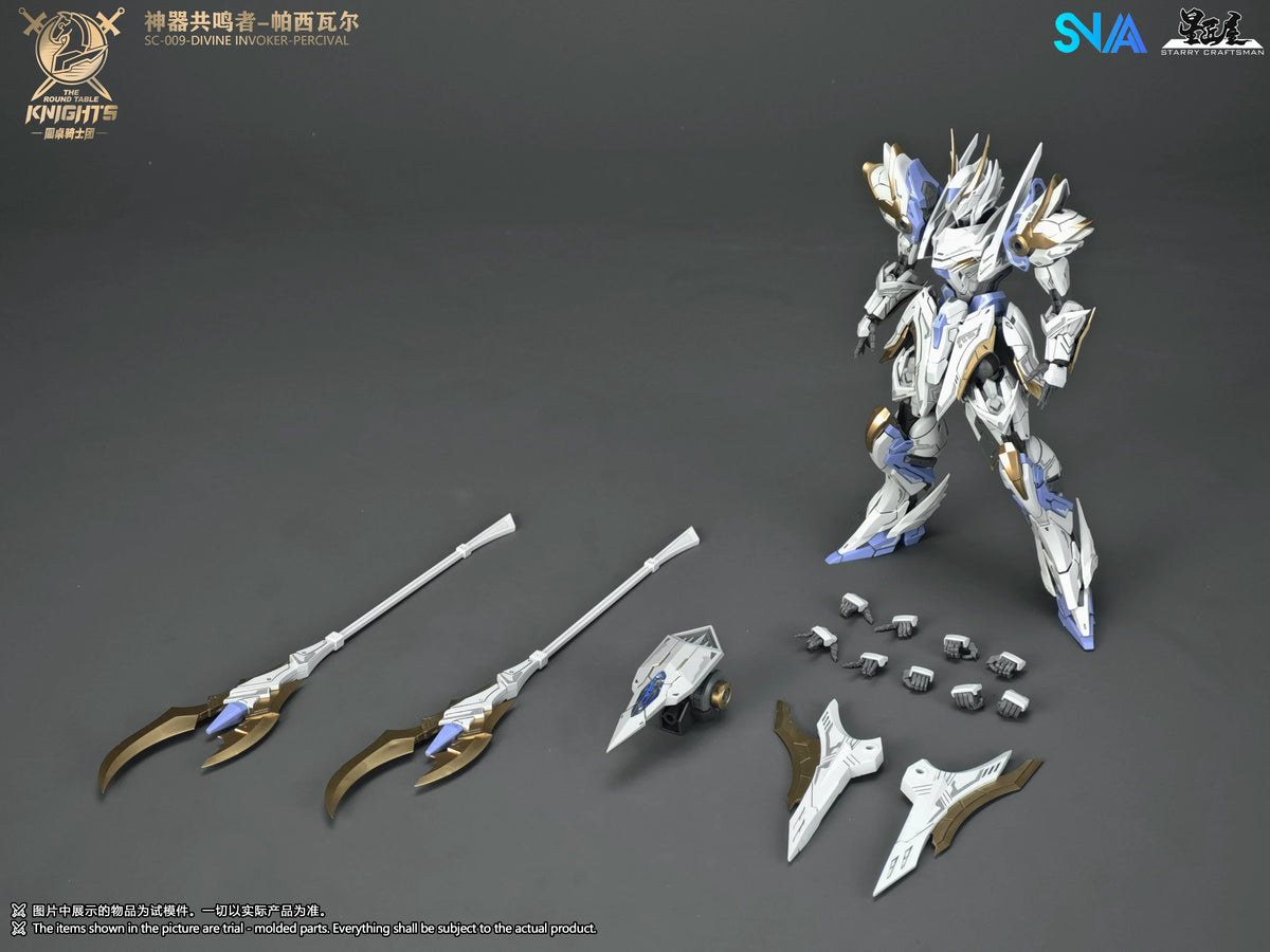 SNAA Divine Invoker Percival Round Table Knights 1/144 Scale China Original Mecha Assembly Plastic Model Kit Collectible Figure