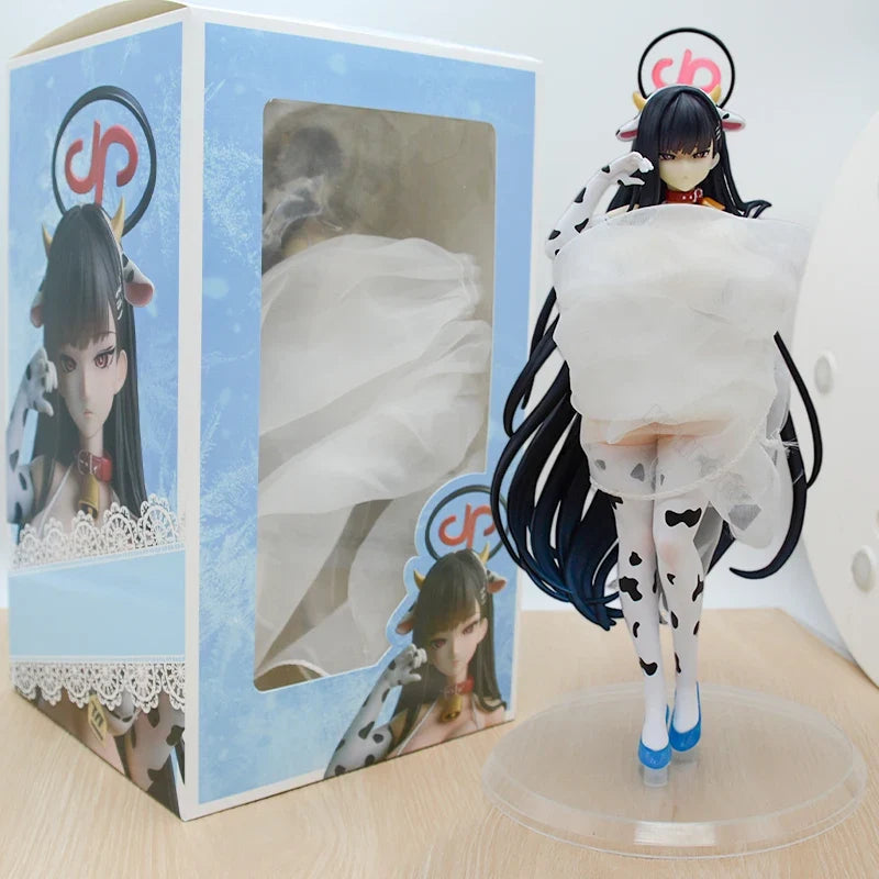 25cm Blue Archive Tsukatsuki Rio Anime Girl Figure Urawa Hanako/Asuma Toki Action Figure Asuna Ichinose Figurine Model Doll Toys