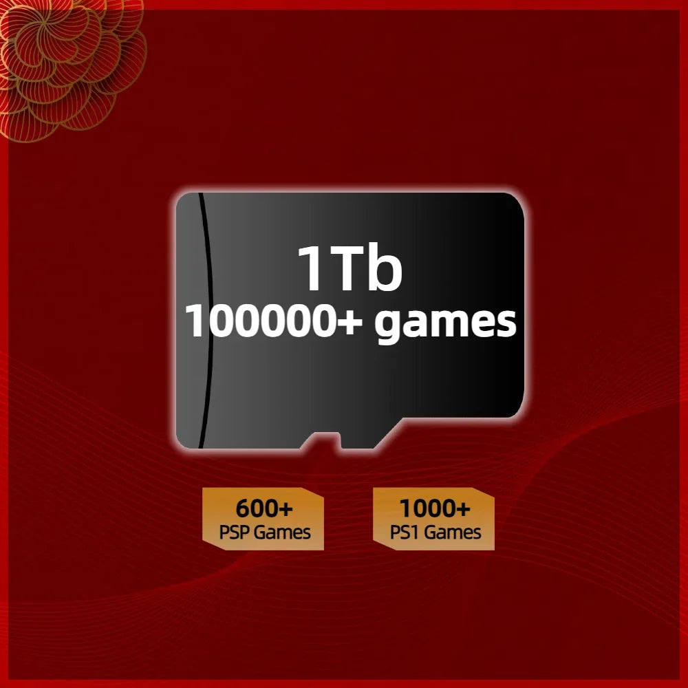 Game Card For Anbernic RG353V RG353VS Memory TF Plug&Play Pre-install Retro Games PSP PS1 SD Portable High Speed Card 1Tb 512G