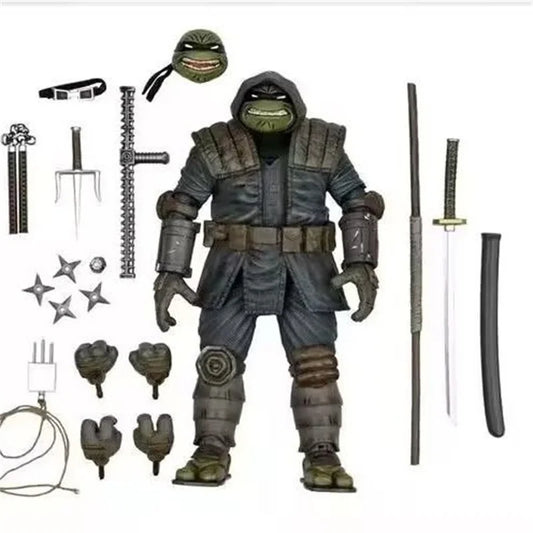 Neca The Last Ronin Action Figure Armored Turtles Cos Leonardo Splinter Raphael Casey Jones Mummy Synja Patrol Bot Footbot Toy