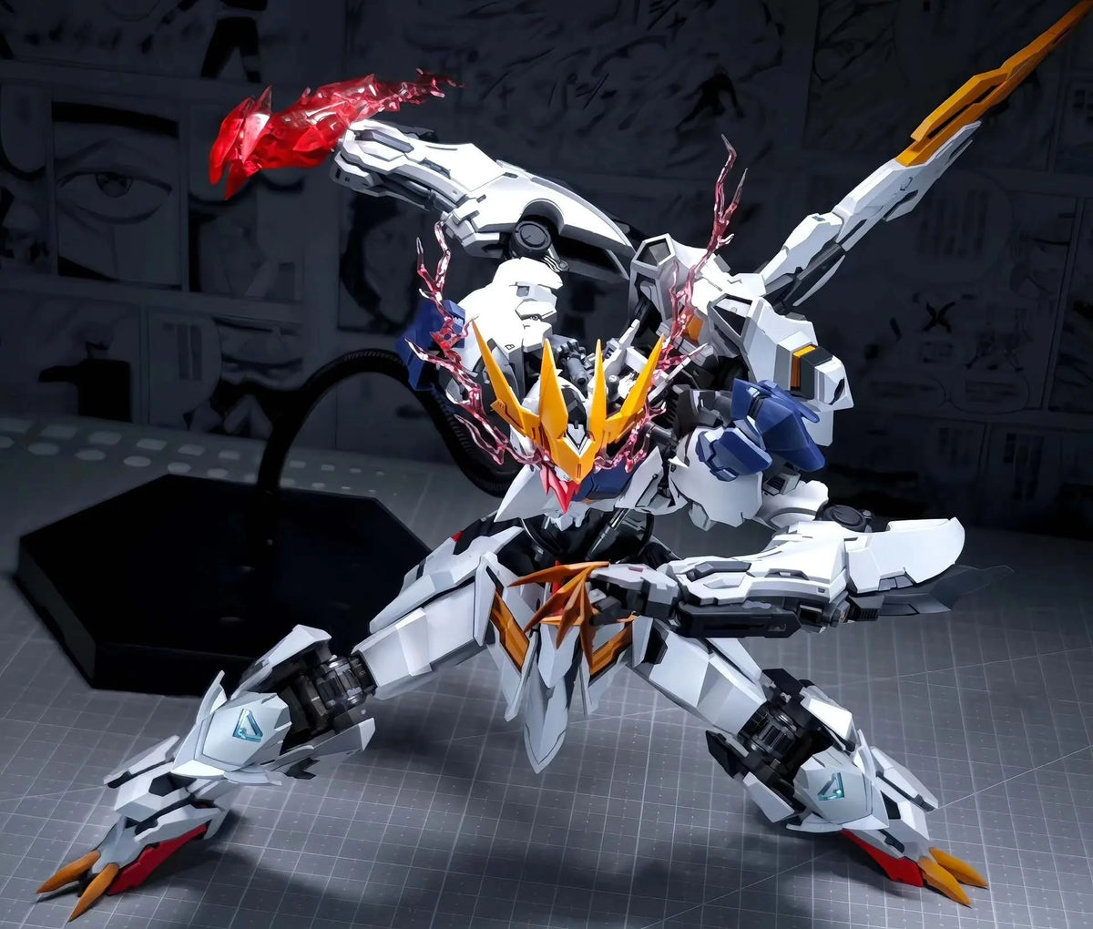 Wolf Model Barbatos Assembly Model Kit 1/100 Wolf Technology Alloy Skeleton Action Figure Doll Statue Collection Model Toys Gift