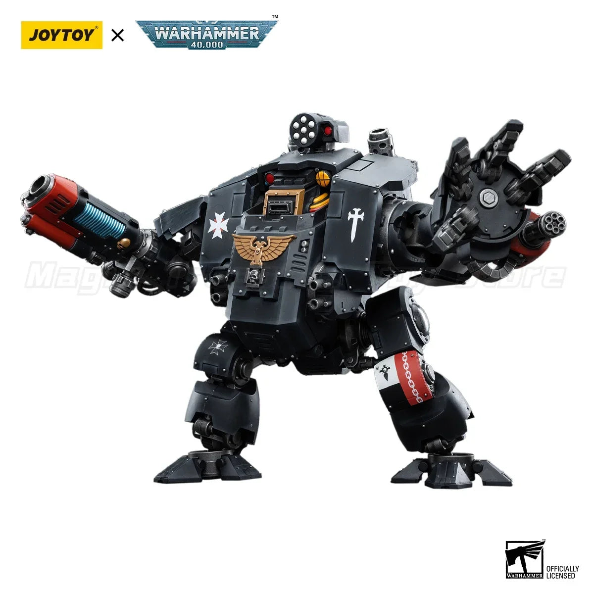 【MT】JOYTOY 1/18 Action Figure Warhammer 40K Black Templars Redemptor Dreadnought Model Toy Gifts