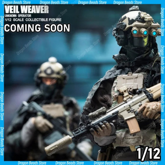In Stock! HASUKI 1/12 Black Ops SA04 Night Weaver WM-07 Action Figure Figure Soldier Model Gift Collection