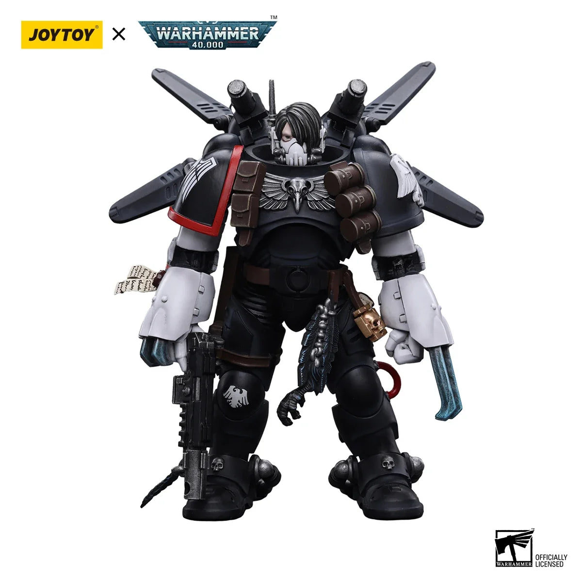 【Pre-sale】JOYTOY Warhammer 40K Raven Guard Chapter Master Kayvaan Shrike 1/18 Anime Figure