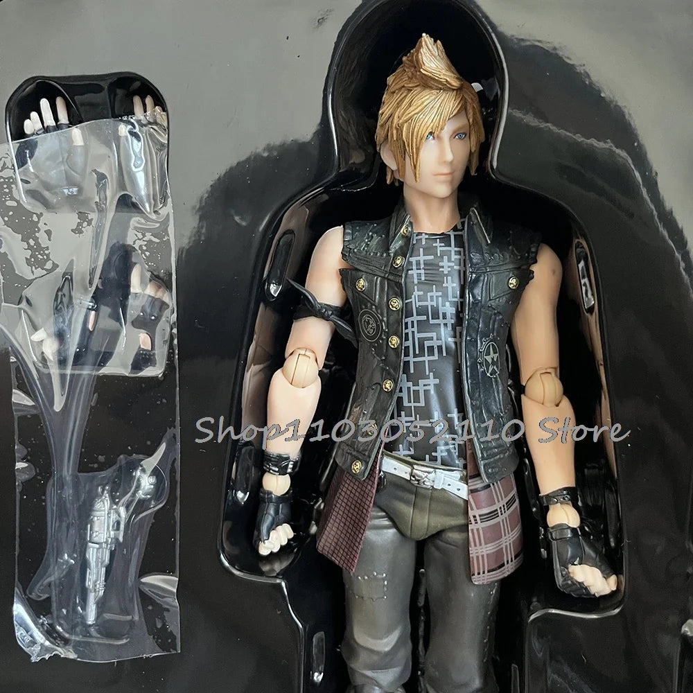 PLAY ARTS Figure Prompto Argentum Action Figure Anime Model Toy Joint Movable Decoration Collection Doll Christmas Gift