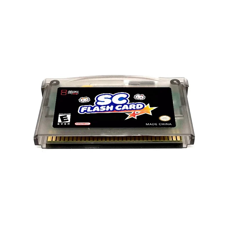 DGETG SCFW V2.0 GBA Flash Cart 5000+ Retro Games RTC 1M Flash NES Compatible with GBC GB NES DS Includes 8G TF Card