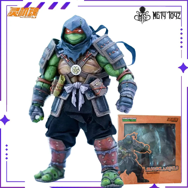 Original Metytoyz Ninja Turtles Raphael Shanghai WF Limited Edition Anime Product Mobile Model Toy Gift Collection Spot