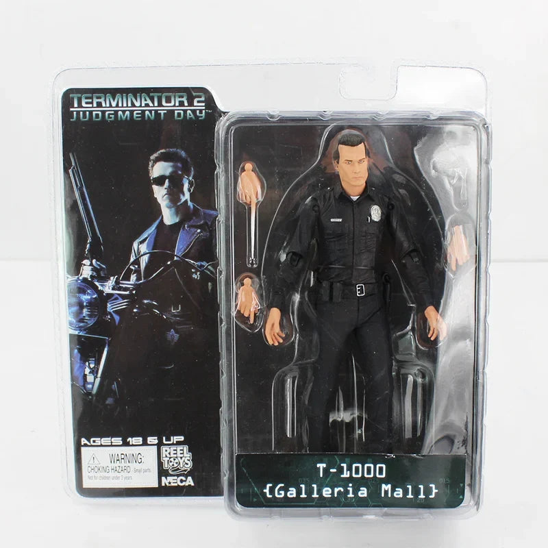 NECA The Terminator T-800 T-1000 Endoskeleton Collection Action Figure PVC Model Toy Doll Figurals Gift